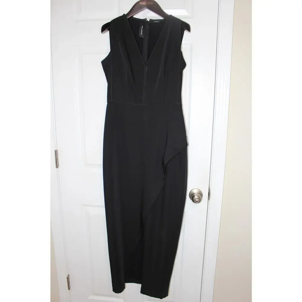 Yigal Azrouel Crepe Wrap Wrap-skirt Jumpsuit 6